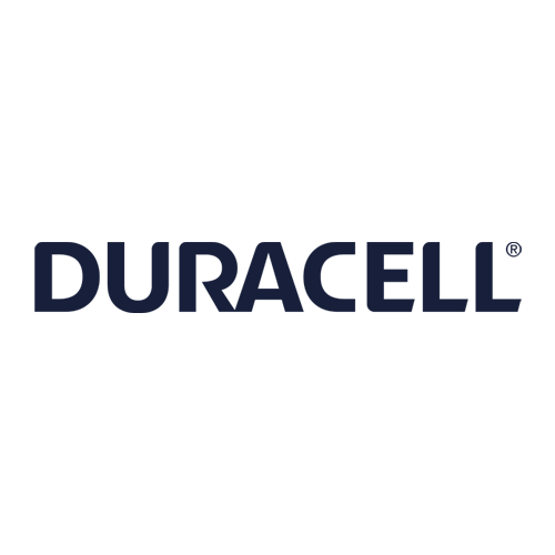 The image shows the Duracell logo, with the word "DURACELL" in bold, black uppercase letters on a plain white background.